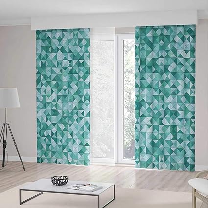 Amazon Com Bedroom Curtains Tt02 Teal Decor For Living Room