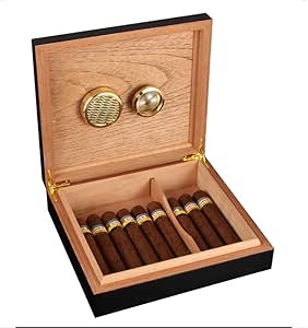 AMITD Humidor de Puros portátil, Caja de Cigarrillos, Banda ...