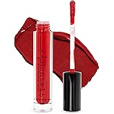 Mental Skincare Hydrating Red Tinted Lip Gloss – Weightless Formula with Soft Luminous Finish & Smooth Color Payoff - Non-Sticky Lip gloss for Women for Long-Wear & Buildable Pigment – 0.11 Fl Oz.