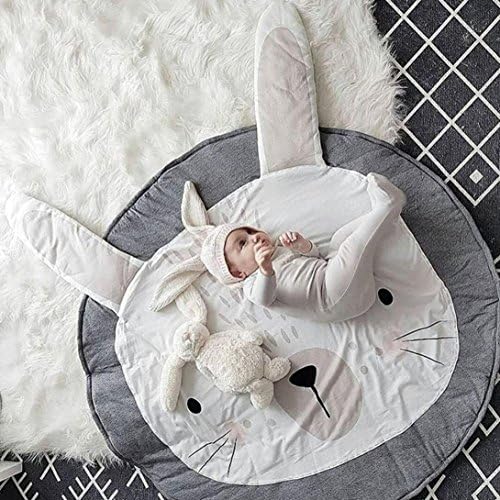 Leegor Cute Cartoon Baby Infant Creeping Mat Playmat Blanket Play Game Rabbit Mat Room Decoration (A)