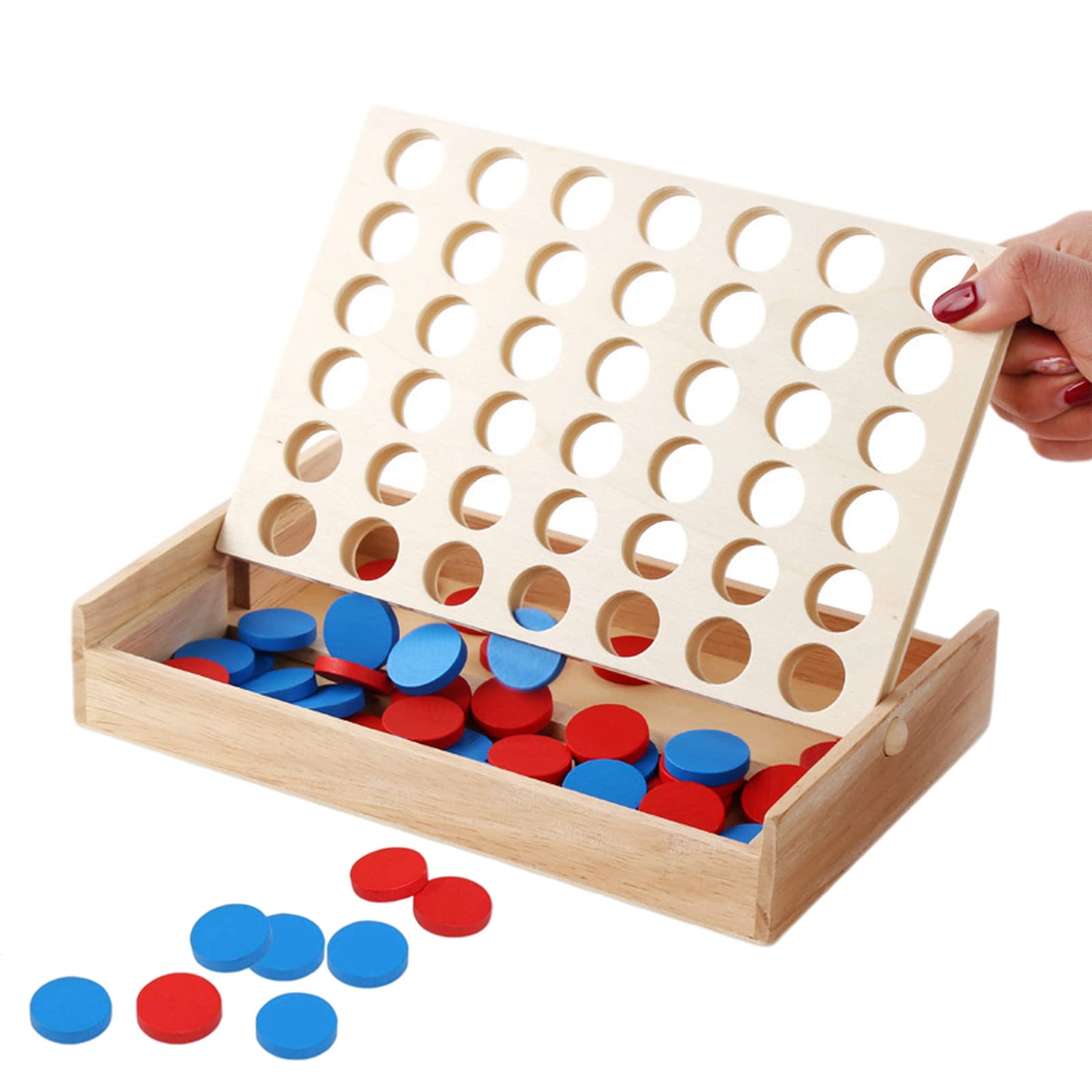 4 in a Row Game,Line Up 4 Educational Board Game Toys,Board Connect Games for Kids Classic Original Four in a Row Gaming Family Games