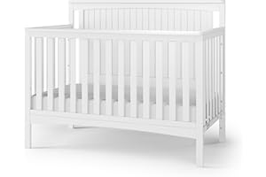 Forever Eclectic Scout 4-in-1 Convertible Baby Crib by Child Craft, Matte White