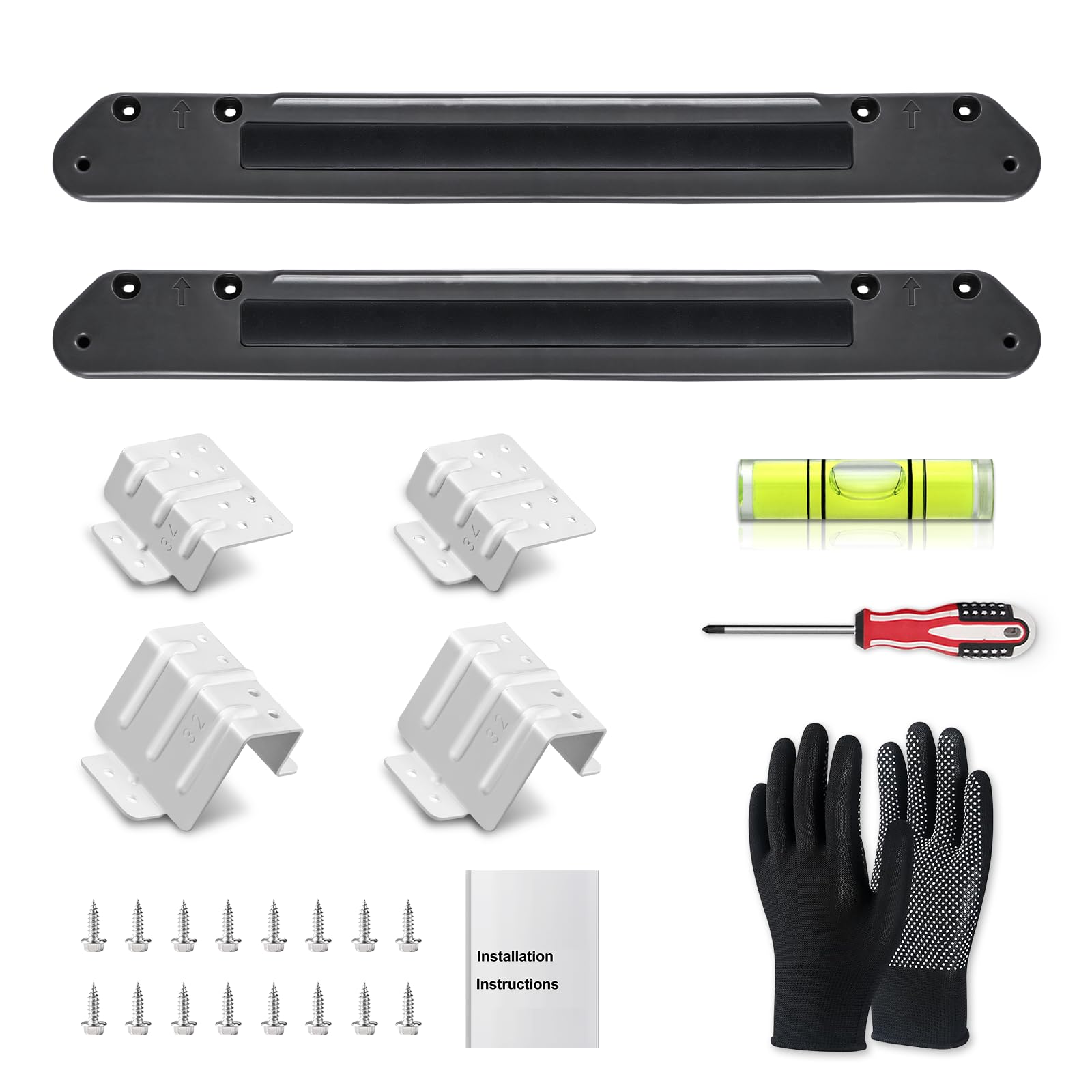 Photo 1 of [Patented] GFA28KITN Stacking Kit for GE 28"W Washer Dryer Stack Bracket Kit - Compatible with GE 28 inch Width Front Load Washers and Dryers Laundry Stacking Kit