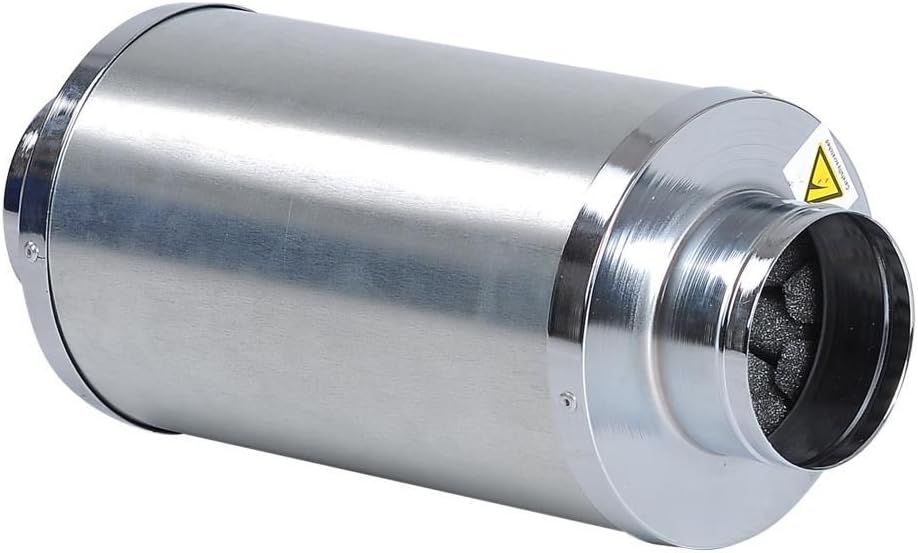 TopoGrow 6" Muffler for Grow Tent Kit and Hydroponic Growing (Muffler, 6")