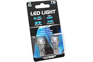 NOVSIGHT H4 Lights Bulb, 300% Bright White H4 Light Bulb