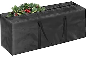 NACHLYNN Christmas Tree Storage Bag 7.5Ft Waterproof Xmas Tree Storage Bag Protects from Dust Moisture for Ornament Storage A