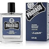 Proraso Azur Lime Cologne - Masculine Fresh Citrus Eau de Cologne - Mint, Lemon, Orange & Musk Fragrance for Men - 3.4oz