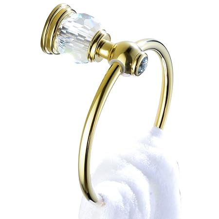 Weare Home Round Decorative Towel Ring Towel Holder For Bathroom