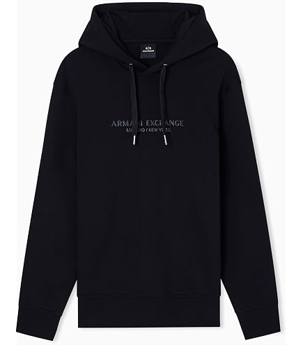 Amazon.com: Armani Exchange Men's Back Logo Full Zip Hoody, Deep