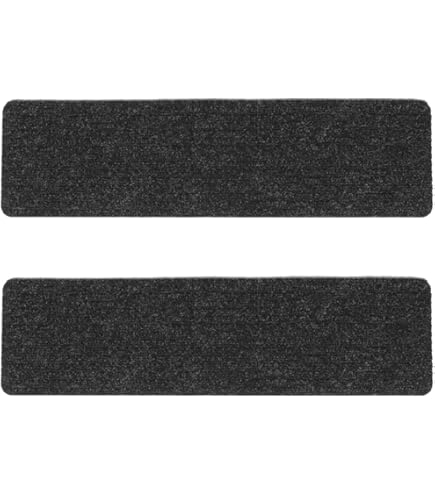 3 Pack Large 6 Inch X 24 Inch Non Slip Stair Treads Black High Traction - View #11