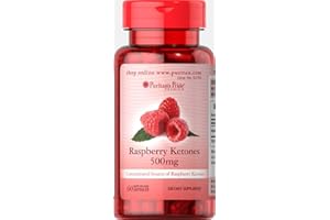PURITAN'S PRIDE Puritans Pride Raspberry Ketones, 500 Mg, 60 Count