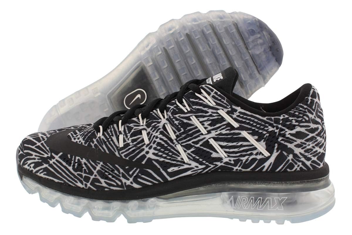 nike air max 2016 print white black