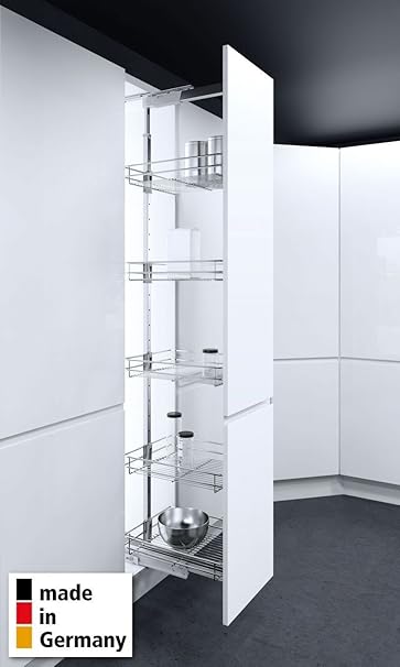 Vauth-Sagel© Hochschrankauszug HSA Apothekerauszug Schrankausstattung Küchen-Schrank-Körbe Höhe 650-950 mm Breite 300 mm 2 Kö