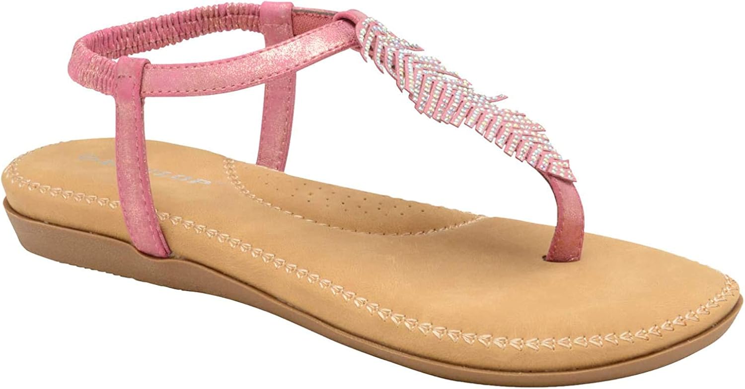 dunlop sparkly flip flops