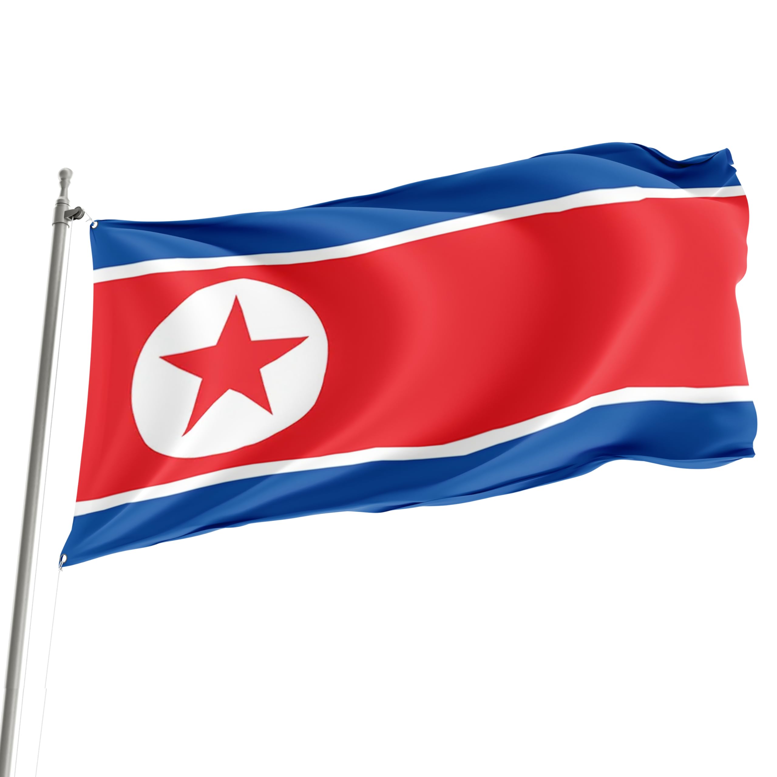 North Korea - 150cm x 90cm Festival Event Flag