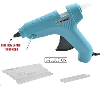 UniQual PowerShot 40W Hot Glue Gun with Glue Sticks for Industrial, DIY, Home Use