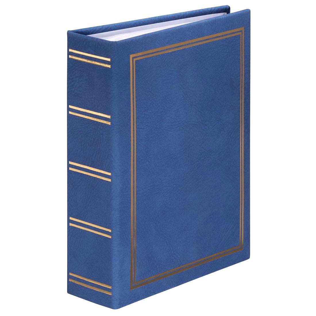 Hama London Memo Slip-in Photo Album 14.5 x 19.5cm (for 100 Photos 13 x 18 cm Format), Blue