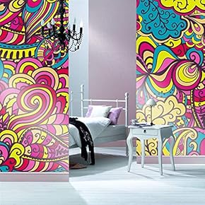 Wall Murals for Bedroom Leaf Large Removable Wallpaper Peel and Stick Wall Stickers - 66x96 inches