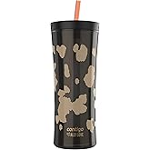 Contigo x Ally Love Shake & Go Tumbler, Autoclose Lid, Leak Proof, 20oz, Licorice
