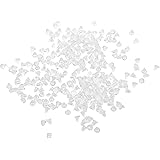 TOOGOO(R) 200 Pcs Clear Rubber Bullet Clutch Earring Safety Backs Ear Nuts Earring Keeper 5mm