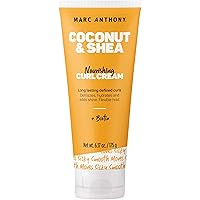 Marc Anthony Coconut Oil & Shea Butter Curl Defining Cream – Anti Frizz Biotin Detangling Cream to Enhance Curls for Women &
