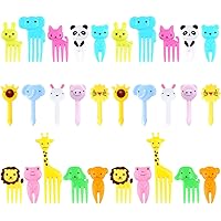 Animal Food Picks for Kids, 30PCS Toddler Food Picks, Cute Bento Picks for Kids, Fun Kids Food Picks for Bento Box…