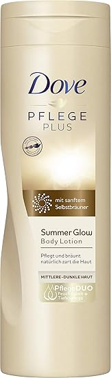 Dove PFLEGE PLUS Summer Glow Body Lotion, 250 ml