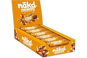 nakd. Peanut Delight, Raw Fruit & Nut Bars, 18 x 35g