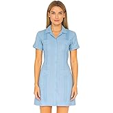 Women’s 100% Linen Guayabera Dress – Classic 4-Pocket Design | Lightweight Soft Linen Shirt Dress