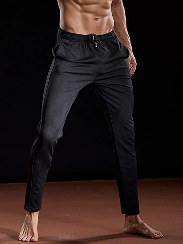 NELEUS Men's Athletic Workout Running Tapered Pants,7006,One Piece