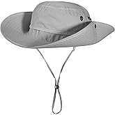 Oversize XL XXL Sun Hats Large Wide Brim Waterproof Quick-Drying UPF 50+ Bucket Hat Fishing Hiking Hat with Detachable Strap