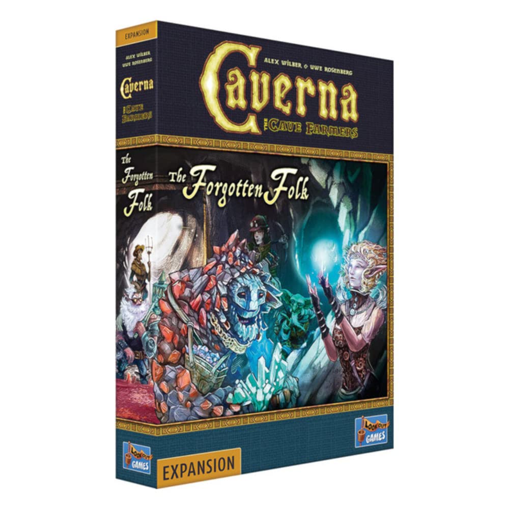 Lookout Spiele LK0103 Caverna: The Forgotten Folk Expansion, Mixed Colours