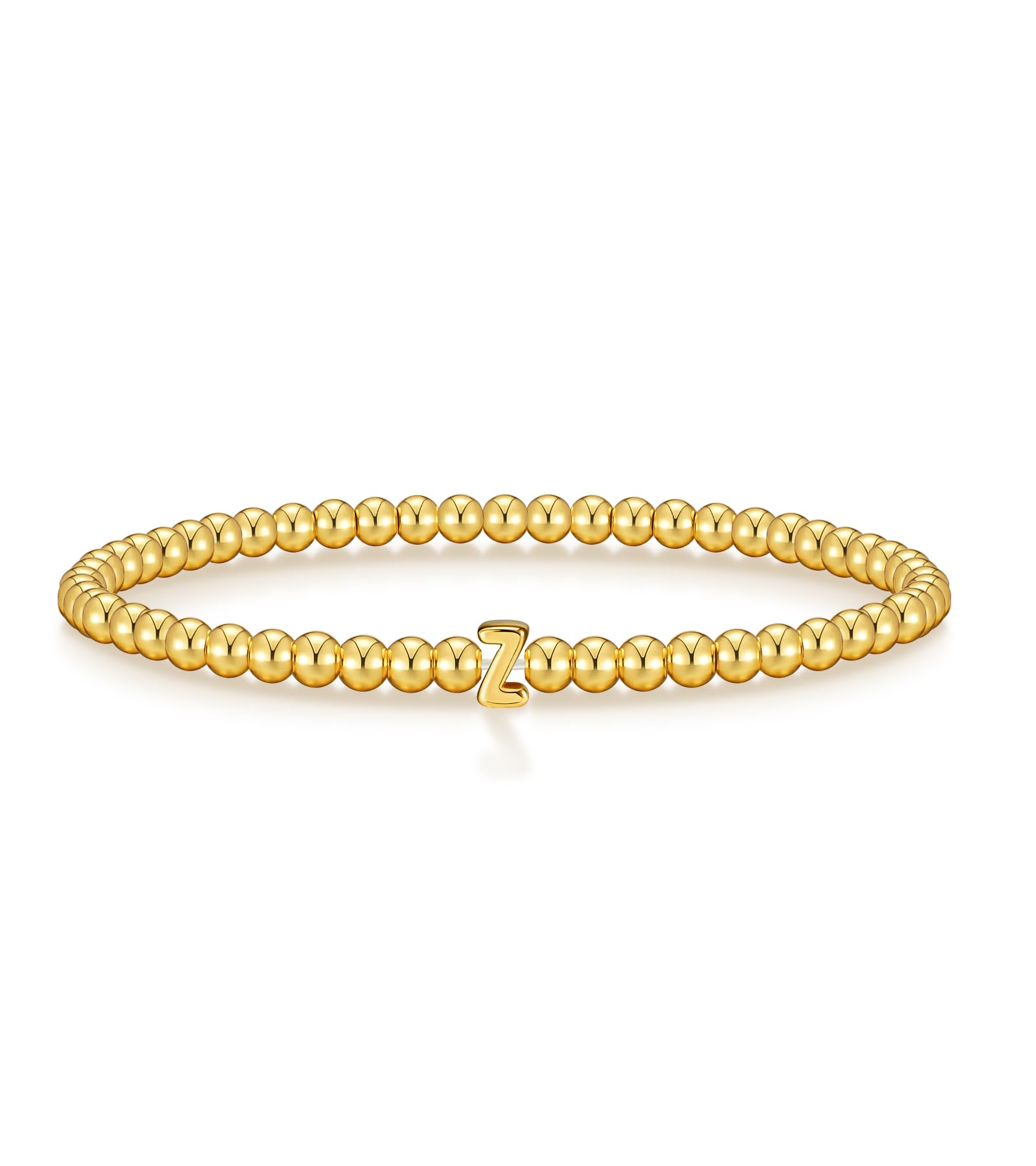 Wowshow Gold Bracelets for Women Strand Gold Beaded