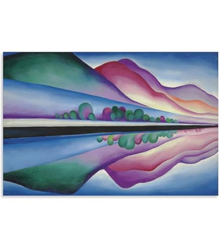ia O&#39;Keeffe Lake e 1922 希少ポスター Georgia O'Keeffe Lake George 1922 希少ポスター Metropolitan
