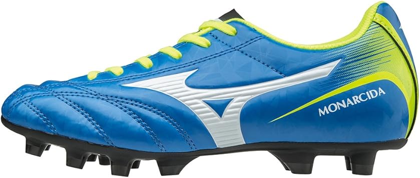 Amazon Mizuno ミズノ P1gb1723 ジュニア サッカー スパイク シューズ モナルシーダ2 Fs Jr Md01 Blu Wht Yel 24 0 Mizuno ミズノ シューズ