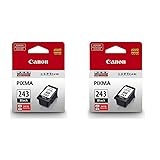 Canon 2 Pack PG-243 Black Ink Cartridge for PIXMA