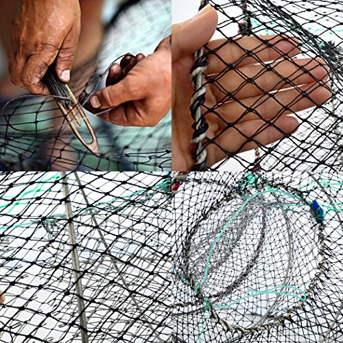 Jmkcoz 1PC Crab Trap Crawfish Lobster Shrimp Collapsible Cast Net