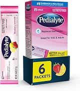 Pedialyte Large Powder Packs Strawberry Lemonade 6 Count view 1