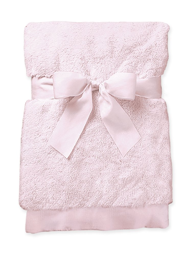 Bearington Baby Large Silky Soft Crib Blanket (Cream) 36" x