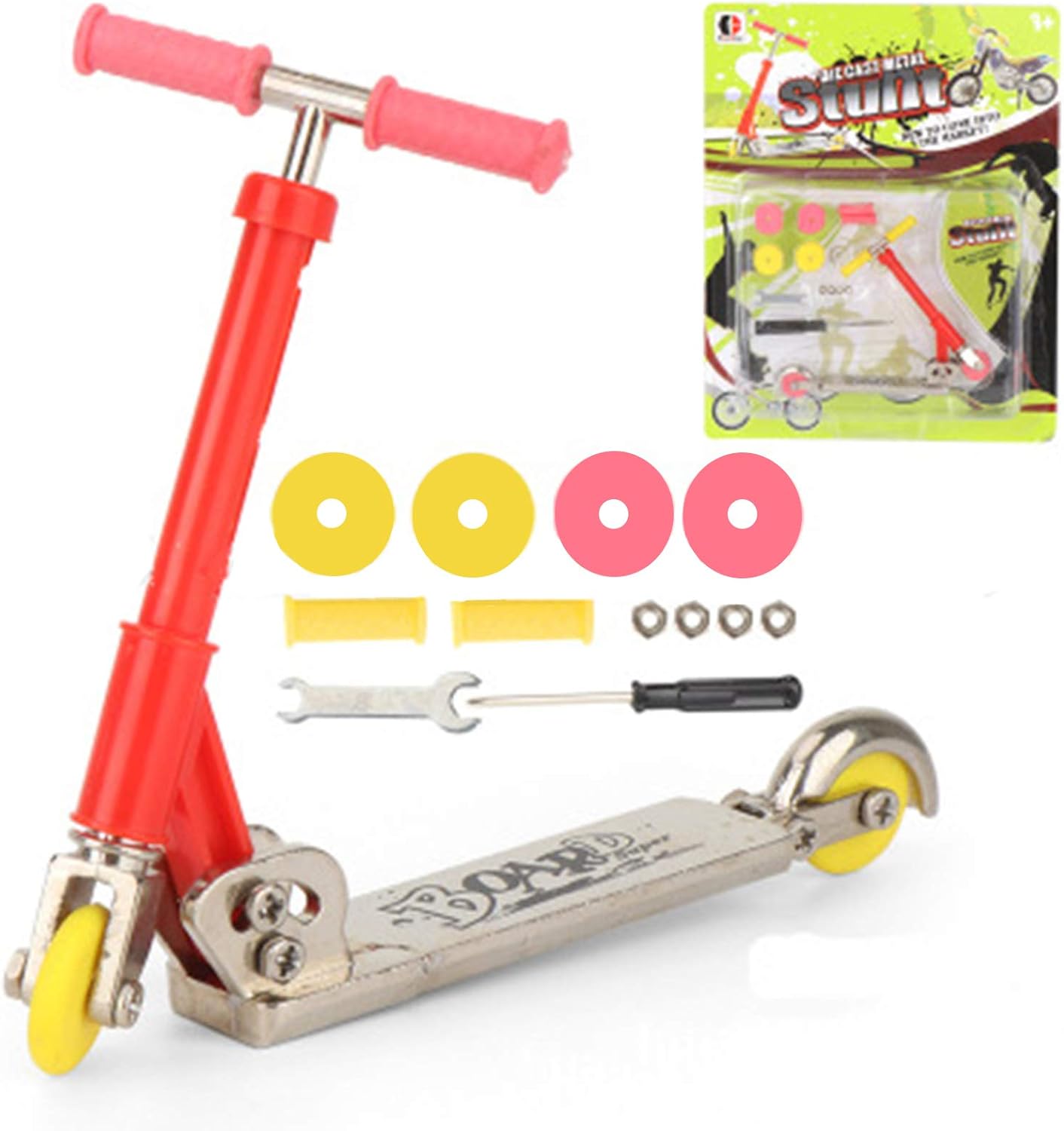 Supefriendly Finger Bike,Metal Alloy Finger Scooter Mini Scooter Two