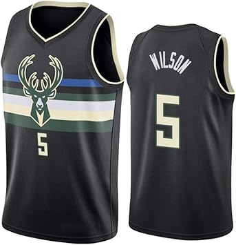 Jjzhb 5# DJ Camiseta de Baloncesto Wilson, Milwaukee Bucks de los ...