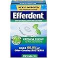 Efferdent Plus Mint Denture Cleanser Tablets 90 ea by Efferdent