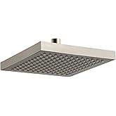 Delta Faucet Single-Spray Touch-Clean Rain Shower Head, Stainless RP50841SS