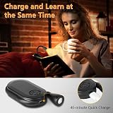AMFUN Reading Light LED Book Lamp 360° Flexible Clip USB-C Rechargeable 3 Color view 5