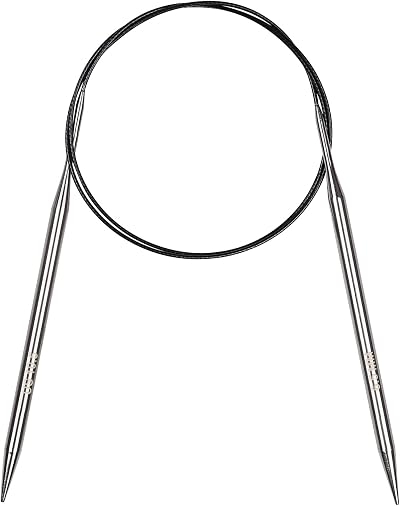 Coopay 6.5mm Circular Knitting Needles 40cm Stainless Steel