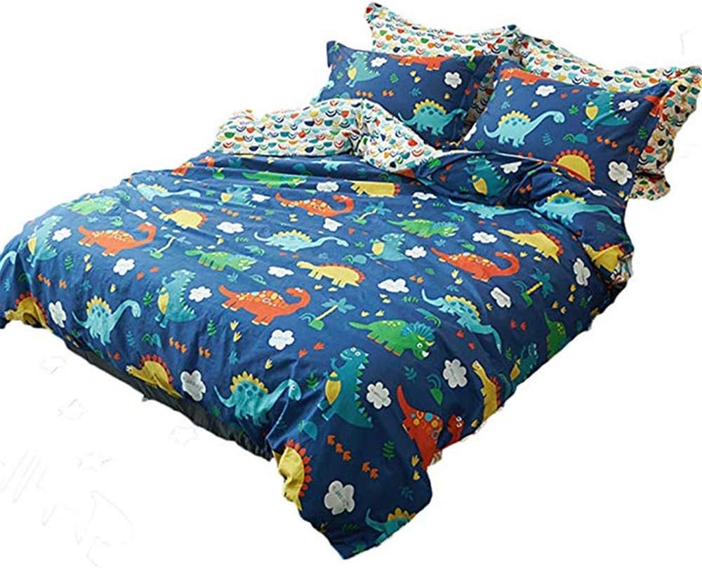 navy blue dinosaur bedding
