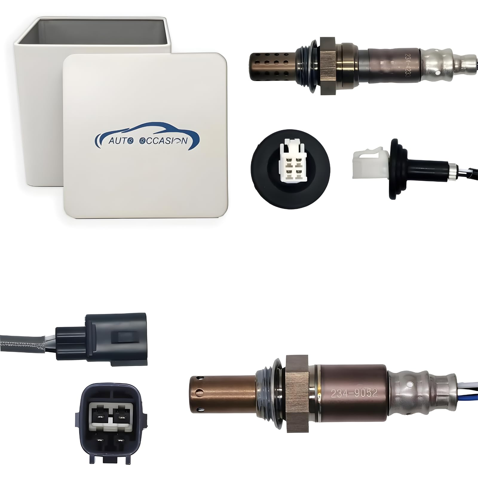 Photo 1 of AUTO OCCASION Oxygen Sensor O2 Sensors Upstream and Downstream Air Fuel Ratio Compatible with 2005-2008 Toyota Corolla Matrix Pontiac Vibe 1.8L 234-4233 234-9052 2 Pack