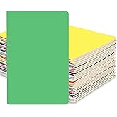 Labkiss 24 Pack Blank Notebook & Journal Bulk, Multi Cover, Unlined Plain Thick Paper, A5 Size, 5.5x8.3 inch, 60 Page, Small Sketchbook Subject Note Pad Set for Women Men Kids Traveler Student Office