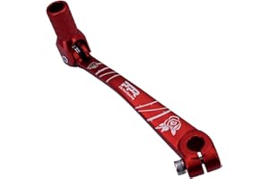 PPR PIT PRO RACING CNC Aluminum Gear Shifter Lever, Foldable Gear Shift Lever Fit for 50cc 110cc 250cc CRF50 XR50 XR CRF Dirt Pit Monkey Bike Motorcycle ATV Quad Accessory(RED Rose)