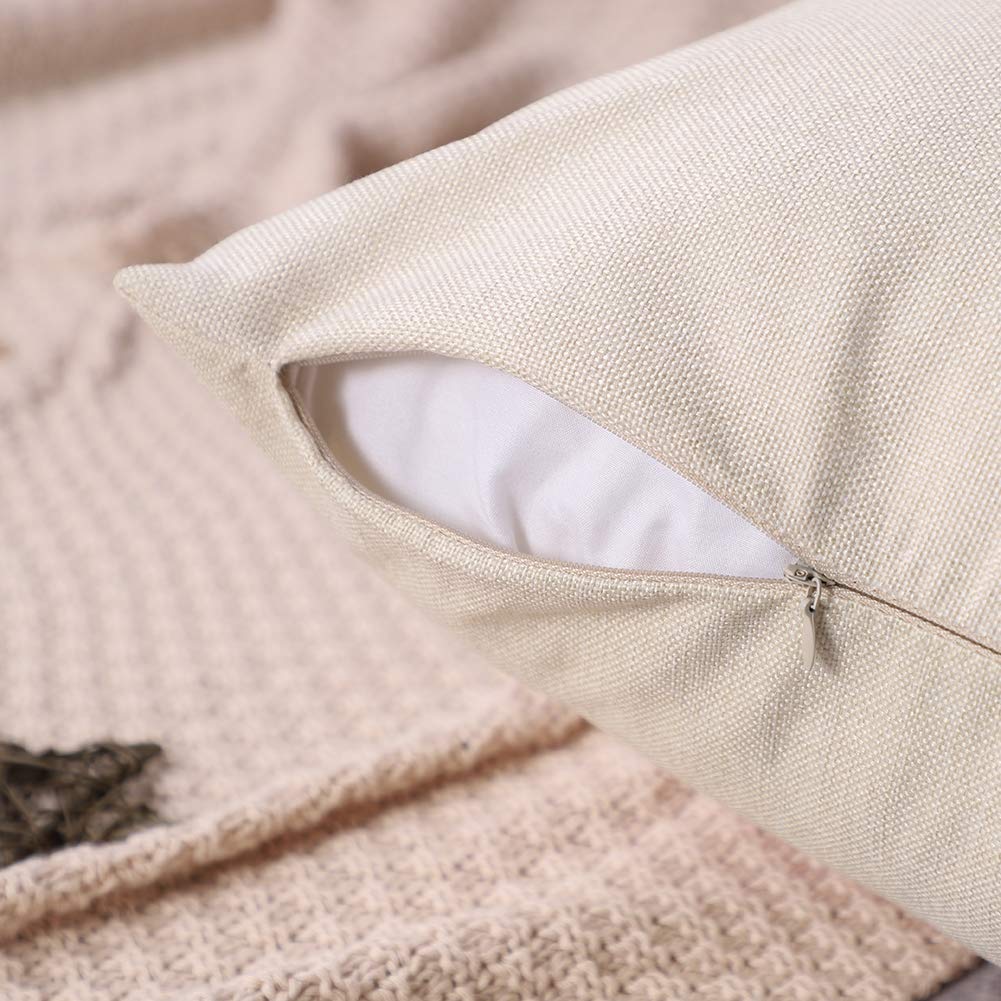 LoveHome Decor 4 Pack Halloween Decoration Series Throw Pillow Covers,Vintage Newspaper The Witcher Skull Pillow Case Cushion for Halloween Thanksgiving Christmas Autumn,Cotton Linen,18 x 18 inch